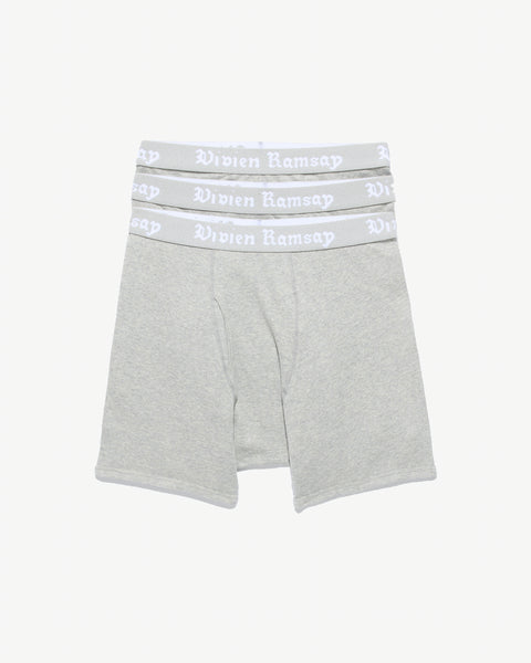 Boxer Brief Heather Grey (3 Pack)