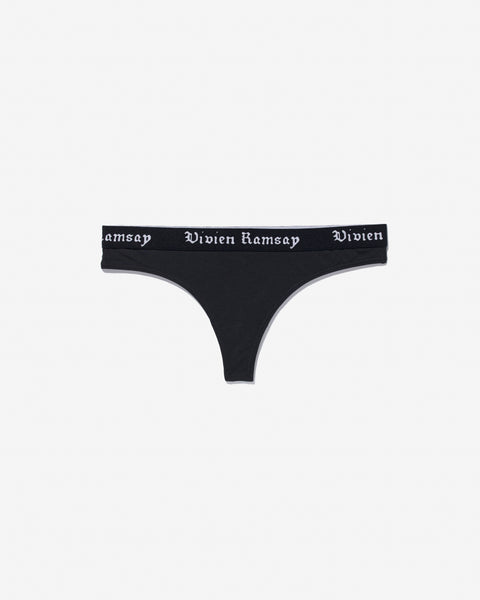Thong Black (3 Pack)