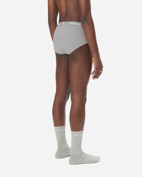 Boy Brief Heather Grey (3 Pack)