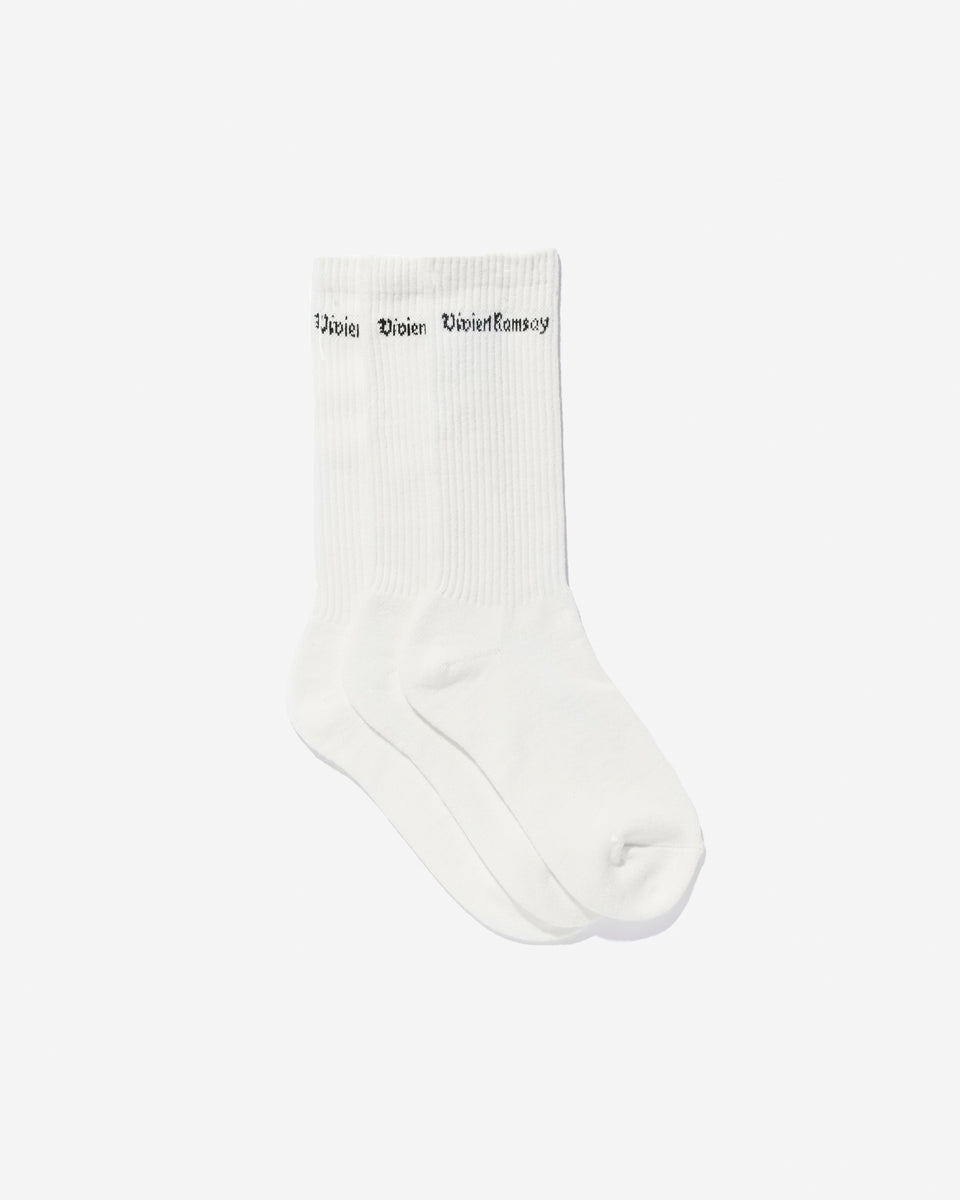 Sports Sock  White (3 Pack)