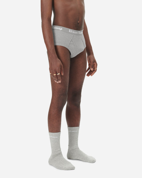 Boy Brief Heather Grey (3 Pack)