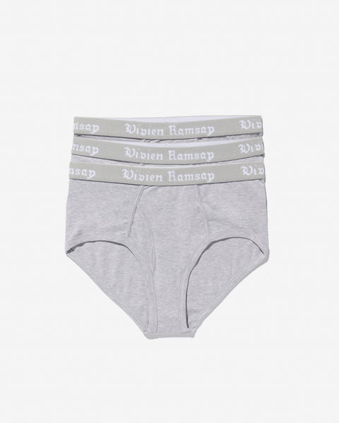 Boy Brief Heather Grey (3 Pack)